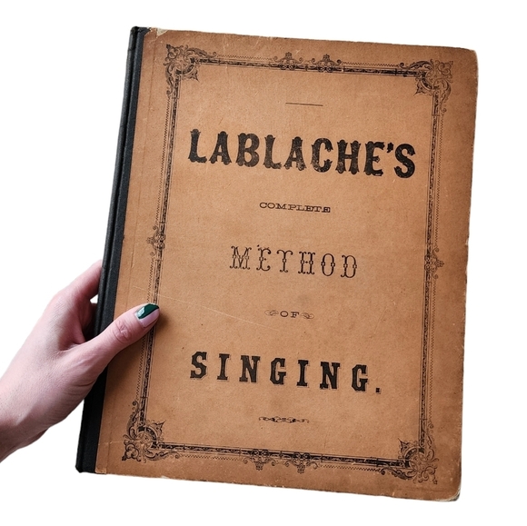 ANTIQUE 1890‎ LABLANCHE'S Complete Method of Singing Antique Book 1890 - Picture 3 of 10